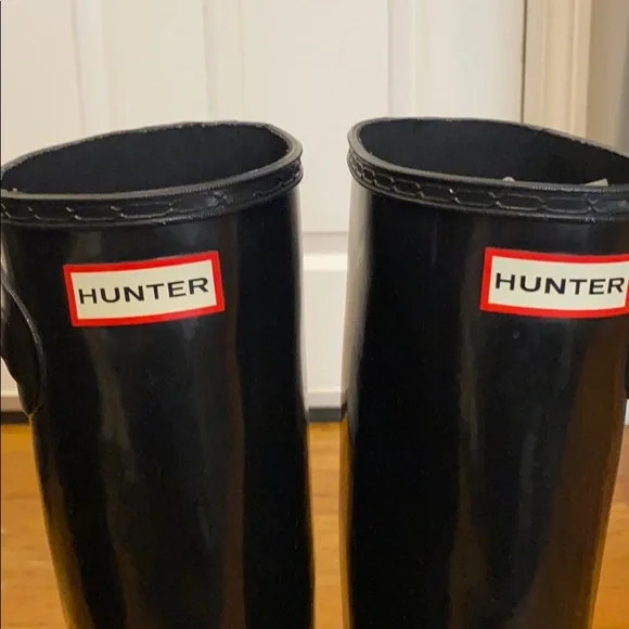 Tall black Hunter Boots - Picture 2 of 7